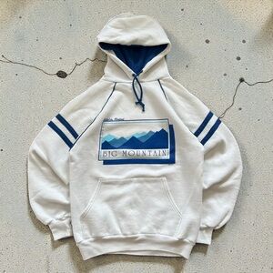 vintage 80s big white montana hoodie